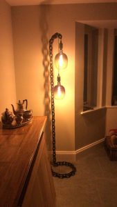 2 Bulb Floor Light - interior design beautiful artisan style lighting