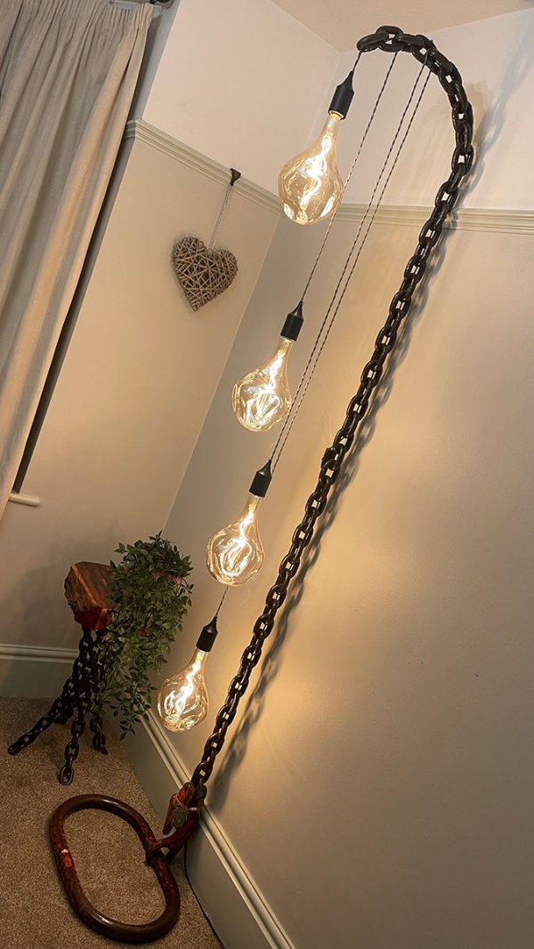 3 bulb floor light - interior design beautiful artisan style lighting