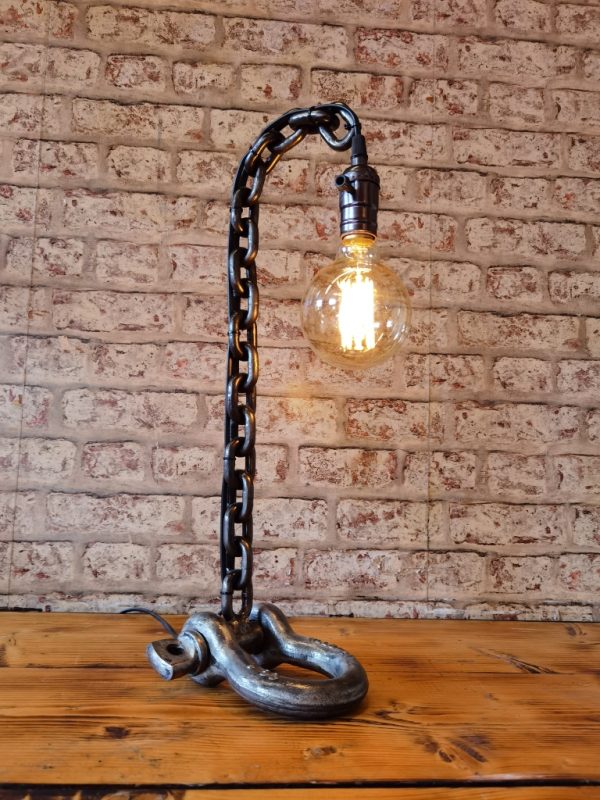 Chain Light With D-Shackle Base - Absolute Bulbs - interior design Staffordshire