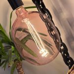 Giant Oval Shaped Glass LED Light Bulb - interior design beautiful artisan style lighting